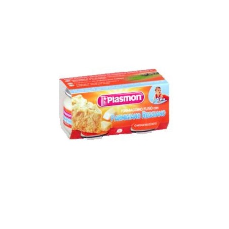 Plasmon omogeneizzato formaggino parmigiano 80 g x 2 pezzi