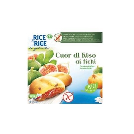 Rice&rice cuor di riso ai fichi senza latte 6 x 33 g