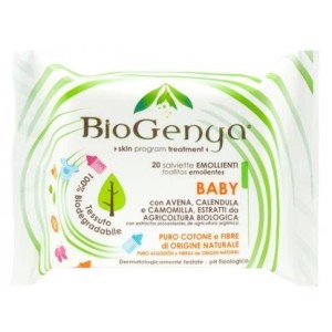 Biogenya eco natural salviettina baby cotone 20 pezzi