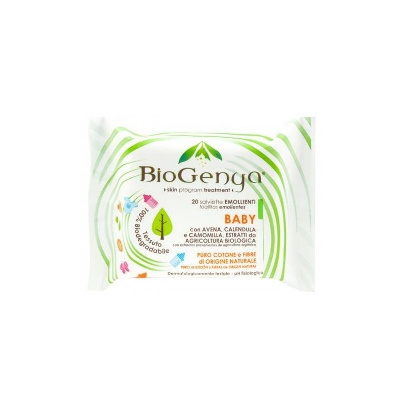Biogenya eco natural salviettina baby cotone 20 pezzi