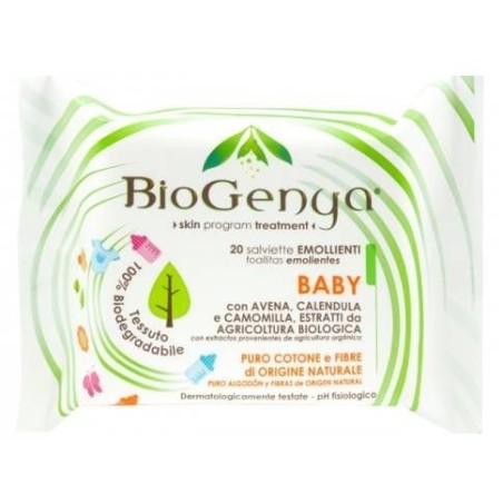 Biogenya eco natural salviettina baby cotone 20 pezzi