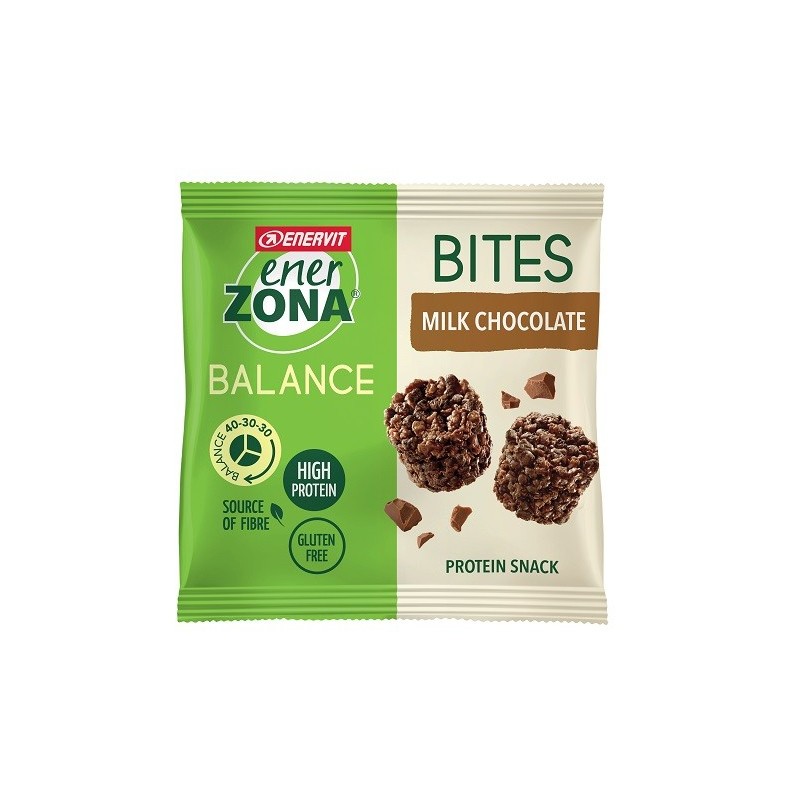Enerzona bites milk chocolate 1 bustina