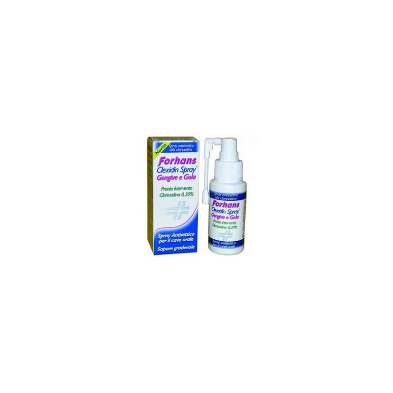 Collutorio spray con clorexidina forhans clexidin 50ml