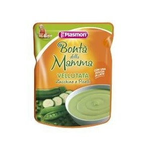 Plasmon pouches vellutata di zucchine e piselli 180 g