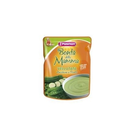 Plasmon pouches vellutata di zucchine e piselli 180 g