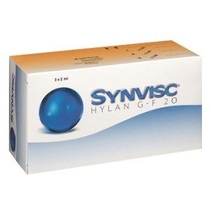 Siringa intra-articolare synvisc acido ialuronico 2 ml 3 pezzi Siringa intra-articolare synvisc acido ialuronico 2 ml 3 pezzi
