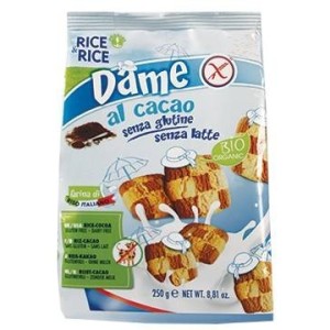 Rice&rice dame di riso con cacao senza latte 250 g