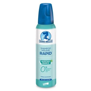 Sano e bello shampoo mousse rapid nf muschio bianco 300 ml