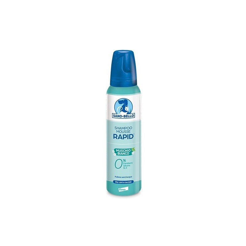 Sano e bello shampoo mousse rapid nf muschio bianco 300 ml