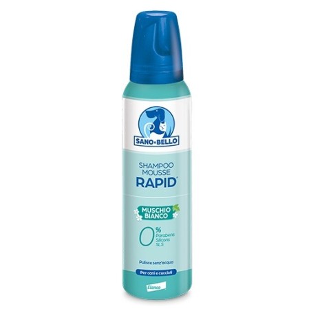 Sano e bello shampoo mousse rapid nf muschio bianco 300 ml