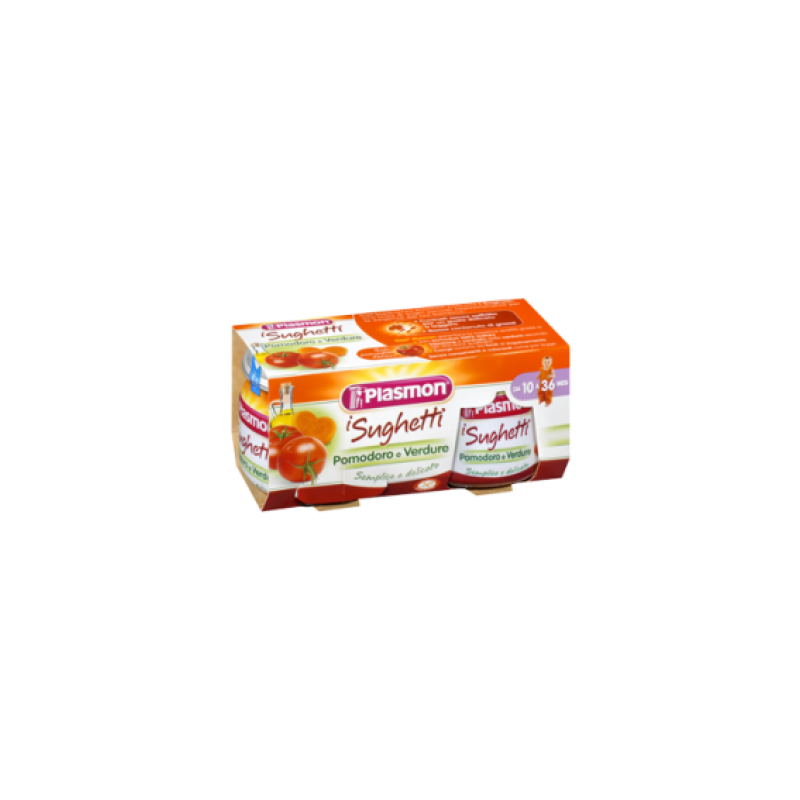 Plasmon sughetto pomodoro e verdure 80 g x 2 pezzi