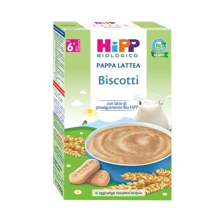 Hipp bio pappa lattea biscotti 250 g
