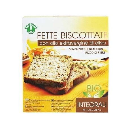 Fette biscottate integrali senza zucchero 270 g