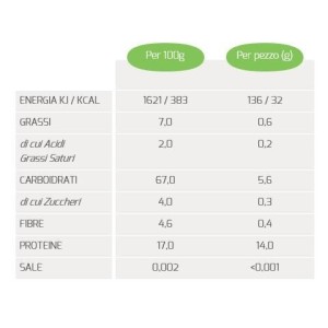 Fette biscottate senza sale senza zucchero 270 g