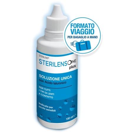 Soluzione unica sterilens one plus con acido ialuronico 100ml