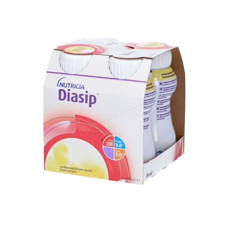 Diasip vaniglia 200 ml 4 pezzi