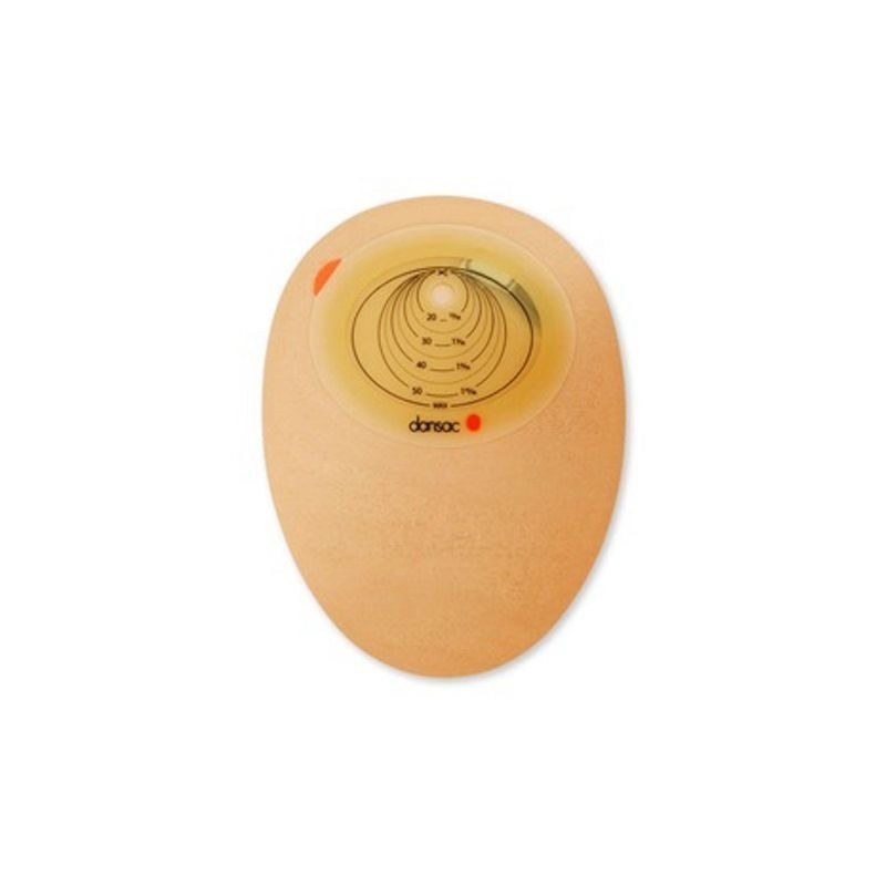 Sacca monopezzo per colostomia dansac novalife1 midi chiusaopaca 70mm ritagliabile 30-55