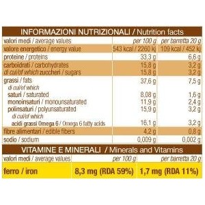 Barrette semi zucca 4x20 g