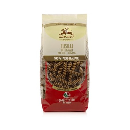 Fusilli 100% farro integrale bio 500 g
