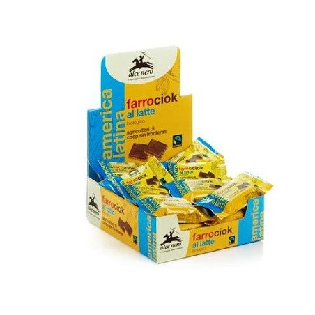 Biscotto di farro e cioccolato al latte bio fairtrade 28 g