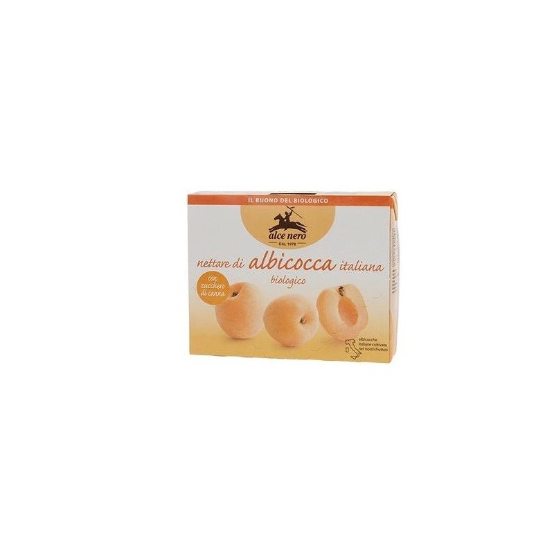 Nettare di albicocca bio 3 tetrapack da 200 ml