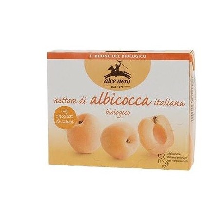 Nettare di albicocca bio 3 tetrapack da 200 ml