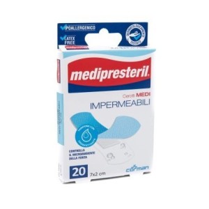 Cerotto medio medipresteril impermeabile 7x2cm 20 pezzi