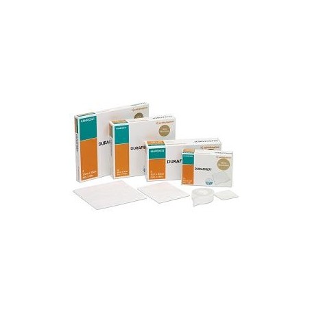 Medicazione sterile in fibre di cellulosa etilsolfonata gelificante durafiber 5x5cm 10 pezzi Medicazione sterile in fibre di cellulosa etilsolfonata gelificante durafiber 5x5cm 10 pezzi