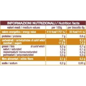 Fior di limone biscotti 200 g Fior di limone biscotti 200 g