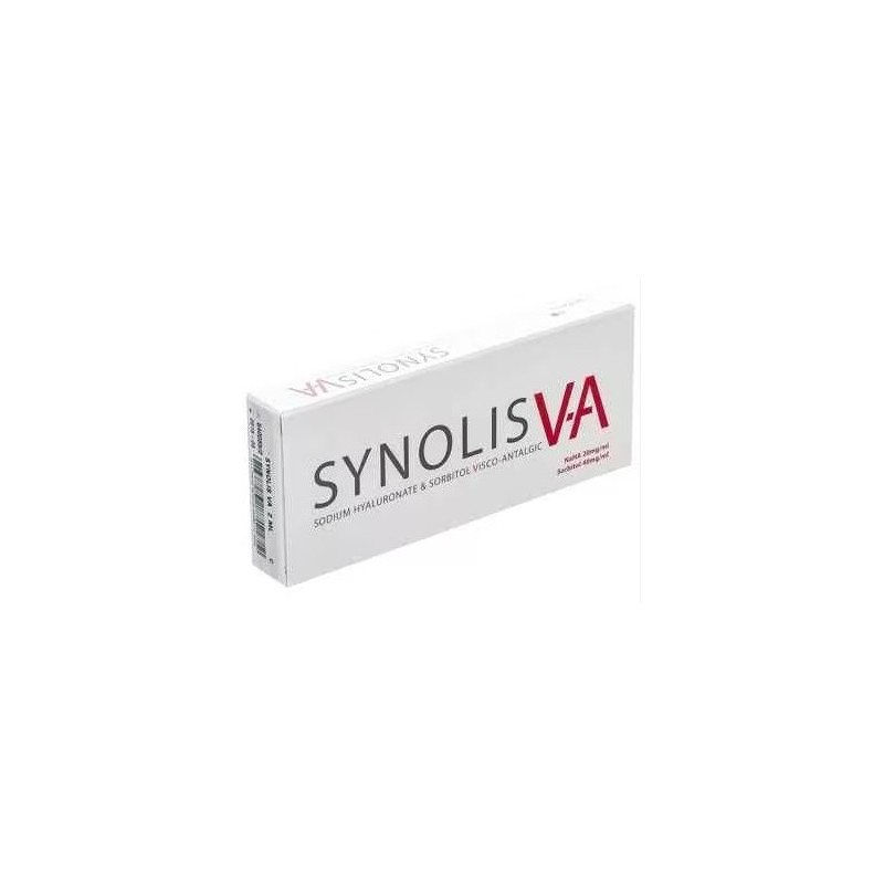 Siringa intra-articolare synolis v-a sodio ialuronato 20 mg+ sorbitolo 40 mg 2ml 1 pezzo