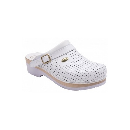 Clog s/comf.b/s ce bycast bis unisex white woods bianco 44