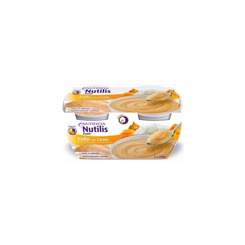 Nutilis pasti pollo con carote 2 x 300 g Nutilis pasti pollo con carote 2 x 300 g