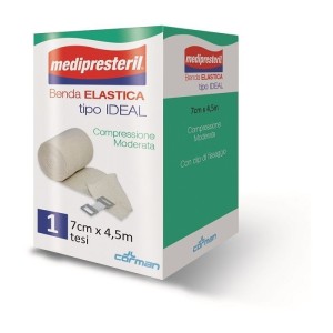 Benda elastica medipresteril ideal compressione moderata m4,5x5cm tesi