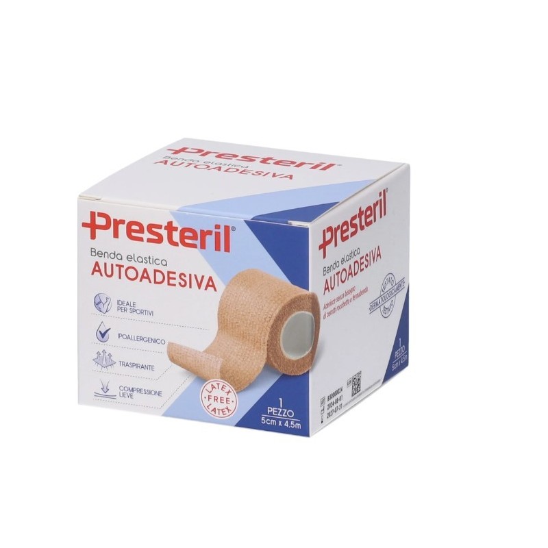 Benda elastica medipresteril ideal compressione moderata m4,5x10cm tesi