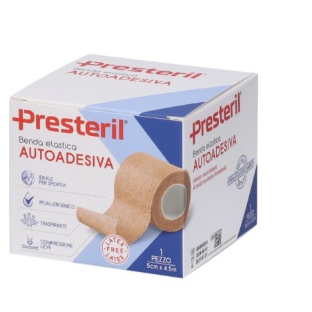 Benda elastica medipresteril ideal compressione moderata m4,5x10cm tesi