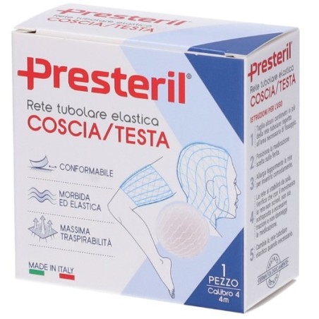 Rete tubolare elastica per testa e coscia medipresteril calibro 4 4m tesi