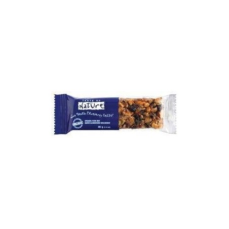 Taste of nature barretta ai mirtilli bio vegan ad alto contenuto di fibre 40 g