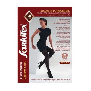 Scudotex collant 70 coprente lusso m.r. nero 2
