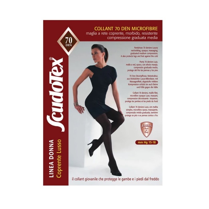 Scudotex collant 70 coprente lusso m.r. nero 2 Scudotex collant 70 coprente lusso m.r. nero 2