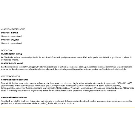 Modasana gambaletto 14/16 mmhg cotone nero taglia m 1 paio