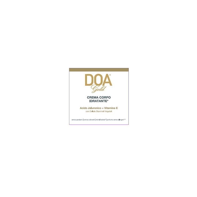 Doa gold crema corpo dermoelastica