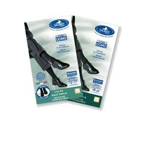 Calza uomo cotone 70 denari grande nero