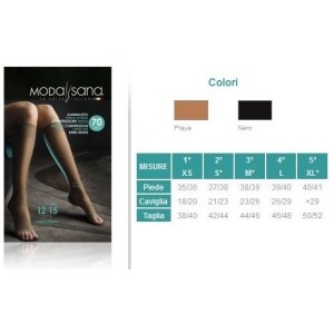 Modasana gambaletto punta aperta 70 playa taglia 2 1 paio