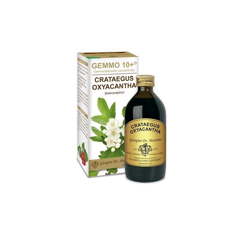 Gemmo 10+ biancospino liquido analcolico 200 ml
