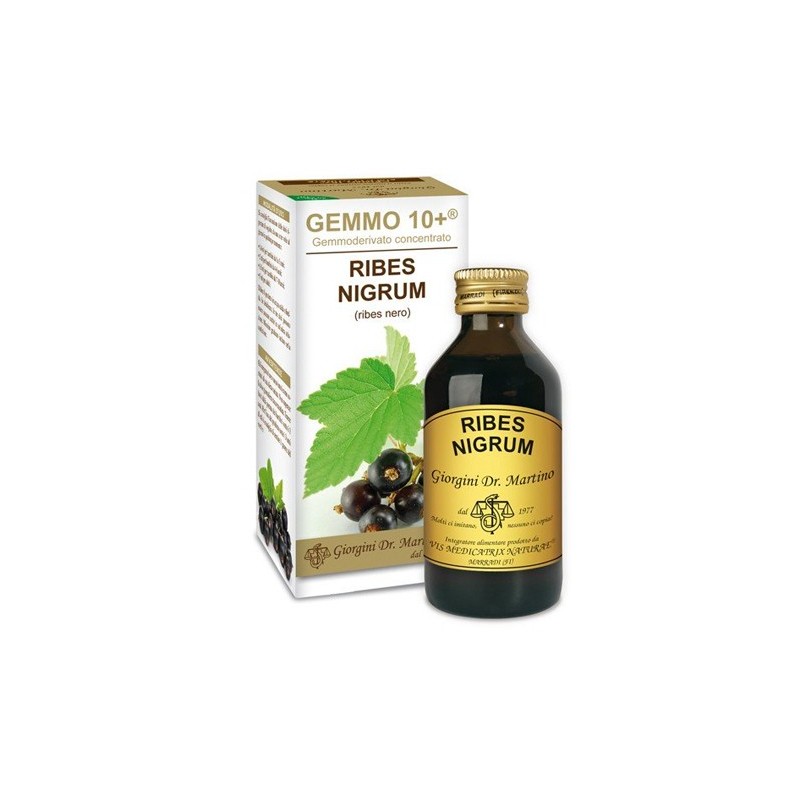 Gemmo 10+ ribes nero 100 ml liquido analcolico Gemmo 10+ ribes nero 100 ml liquido analcolico