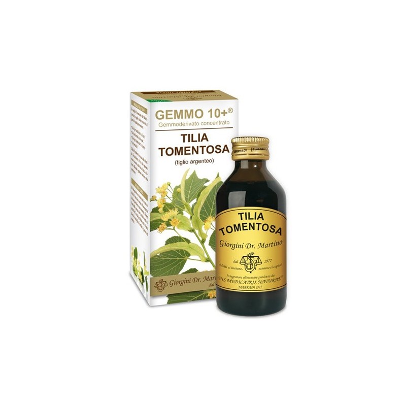 Gemmo 10+ tiglio argenteo liquido analcolico 100 ml Gemmo 10+ tiglio argenteo liquido analcolico 100 ml