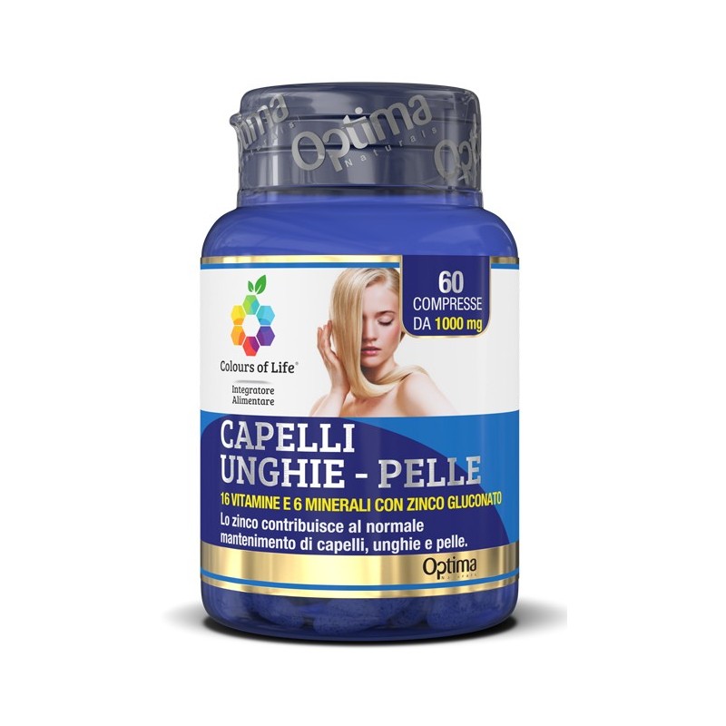 Colours of life capelli unghie pelle 60 compresse 1000 mg