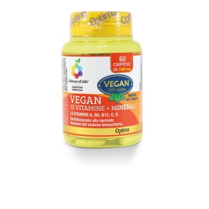 Colours of life vegan 12 vitamine + 3 minerali 60 compresse