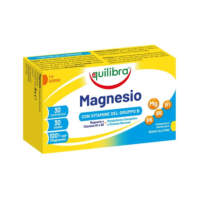 Magnesio con vitamine gruppo b 30 compresse