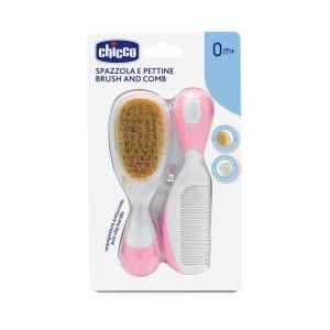 Chicco spazzola + pettine rosa